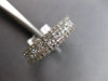 WIDE 3.50CT DIAMOND 18KT WHITE GOLD PRINCESS & ROUND ETERNITY ANNIVERSARY RING