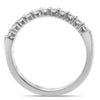 .40CT DIAMOND 14K WHITE GOLD 3D ROUND SHARE PRONG SEMI ETERNITY ANNIVERSARY RING