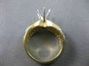 1.50CT DIAMOND 14K YELLOW GOLD ROUND & BAGUETTE SEMI MOUNT ENGAGEMENT RING 21099