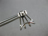 ESTATE .44CT DIAMOND 18KT WHITE GOLD 3D MULTI ROW UMBRELLA FUN HANGING EARRINGS
