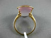 ESTATE LARGE 13.18CT DIAMOND & AAA PINK QUARTZ 18KT ROSE GOLD 3D 3 ROW FUN RING