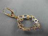 8.60CT DIAMOND & AAA AMETHYST PINK QUARTZ 14KT ROSE GOLD ETOILE HANGING EARRINGS