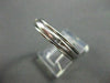 ESTATE .12CT DIAMOND 14KT WHITE GOLD FLOATING ETOILE ANNIVERSARY RING 4mm #10839