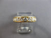 .88CT DIAMOND 14KT YELLOW GOLD 3D ROUND SEMI ETERNITY CHANNEL ANNIVERSARY RING