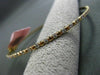 ESTATE .55CT DIAMOND 18KT ROSE GOLD 3D ETOILE CLASSIC 2mm BANGLE BRACELET
