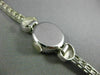 ANTIQUE CROTON .72CT OLD MINE DIAMOND 14KT WHITE GOLD 3D ART DECO WATCH #2208