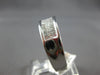 LARGE .80CT DIAMOND 18KT WHITE GOLD 3D PRINCESS 3 ROW WEDDING ANNIVERSARY RING