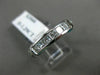 ESTATE 1.29CT PRINCESS & BAGUETTE DIAMOND 14KT WHITE GOLD ANNIVERSARY RING #1213