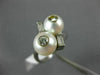 ANTIQUE LARGE .46CT DIAMOND & AAA SOUTH SEA PEARL 18K WHITE GOLD 3D FUN RING