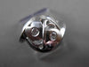 ESTATE LARGE .10CT DIAMOND 14KT WHITE GOLD DOUBLE HEART ETOILE RING #21028