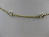 ESTATE 1.38CTW 12 DIAMONDS BY THE YARD 14K GOLD NECKLACE