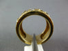 LARGE .31CT DIAMOND 14KT YELLOW GOLD MULTI LEAF HAMMERED LOOK ANNIVERSARY RING