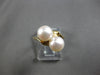 ESTATE AAA SOUTH SEA PEARL 14KT YELLOW GOLD CLASSIC CRISS CROSS LOVE RING 28165