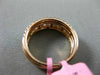 ESTATE WIDE 1.15CT WHITE & PINK DIAMOND 18KT WHITE & ROSE GOLD ANNIVERSARY RING