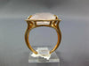 ESTATE 1.47CT AAA PINK QUARTZ 14KT ROSE GOLD 3D PEAR SHAPE SOLITAIRE FUN RING