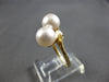 ESTATE AAA SOUTH SEA PEARL 14KT YELLOW GOLD CLASSIC CRISS CROSS LOVE RING 28165