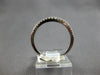 ESTATE .18CT DIAMOND 18KT WHITE GOLD 3D CLASSIC SEMI ETERNITY ANNIVERSARY RING