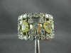 ESTATE LARGE 3.37CT WHITE & FANCY YELLOW DIAMOND 18KT TWO TONE GOLD 3D RING