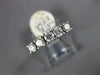 .50CT DIAMOND 14K WHITE GOLD 3D CLASSIC 5 STONE 4 PRONG WEDDING ANNIVERSARY RING