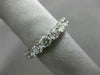 ESTATE 3.60CT DIAMOND 18KT WHITE GOLD DIAMOND ETERNITY WEDDING ANNIVERSARY RING