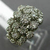 ESTATE WIDE .75CT DIAMOND 14KT WHITE GOLD 3D FILIGREE MILGRAIN ANNIVERSARY RING