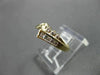 ANTIQUE .35CT BAGUETTE & ROUND DIAMOND 14K YELLOW GOLD ABSTRACT PINKY RING 22473