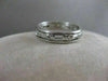 ANTIQUE .83CTW DIAMOND FILIGREE ETERNITY WEDDING PLATINUM ANNIVERSARY RING #3290