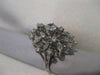 ANTIQUE 1.14CT OLD EURO MINE CUT DIAMOND 14K WHITE GOLD COCKTAIL RING F/G #18807
