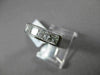 ESTATE 1.54CT DIAMOND 14K WHITE GOLD 5 STONE PRINCESS CHANNEL ANNIVERSARY RING