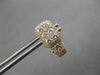 1.42CT DIAMOND 18K ROSE GOLD ROUND CLUSTER RECTANGULAR UMBRELLA HANGING EARRINGS