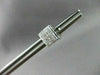 ESTATE LARGE .55CT PRINCESS SQAURE DIAMOND 14KT WHITE GOLD STUD EARRINGS #220