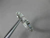 ANTIQUE 1.43CT BAGUETTE & ROUND DIAMOND 14KT WHITE GOLD ETERNITY RING 3mm #20970