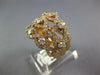 LARGE 2.09CT DIAMOND 18KT ROSE GOLD MULTI ROW INFINITY ETOILE ANNIVERSARY RING