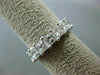 LARGE 5.06CT PRINCESS DIAMOND 14KT WHITE GOLD ETERNITY WEDDING ANNIVERSARY RING