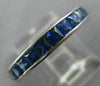 ANTIQUE .60CT DIAMOND 18K WHITE GOLD 3D FILIGREE ETERNITY ANNIVERSARY RING #6061