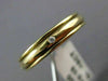 ESTATE .15CT DIAMOND 14KT YELLOW GOLD 3D CLASSIC ETOILE ANNIVERSARY RING #12887