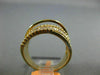 ESTATE WIDE .91CT PINK DIAMOND 18K ROSE GOLD MULTI ROW MILGRAIN ANNIVERSARY RING