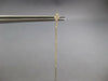 ESTATE LONG .14CT DIAMOND 14K YELLOW GOLD GEOMETRICAL CHAIN BAR HANGING EARRINGS