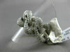 ESTATE WIDE 3.0CT DIAMOND 14KT WHITE GOLD 3D HANDCRAFTED FLEXIBLE LOVE KNOT RING
