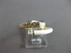 .43CT DIAMOND & WHITE ENAMEL 14K YELLOW GOLD GRADUATING JOURNEY CRISS CROSS RING