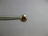 .92CT CHOCOLATE FANCY DIAMOND 14KT WHITE GOLD SOLITAIRE SCREWBACK STUD EARRINGS