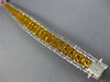 EXTRA LARGE 28.26CT WHITE & FANCY YELLOW DIAMOND 18K 2 TONE GOLD TENNIS BRACELET