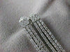 ESTATE 1.70CTW DIAMOND 14K WHITE GOLD HANGING DANGLE PUSHBACK EARRINGS 44MM #600