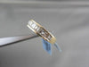 ESTATE 4MM 1.0CT DIAMOND PRINCESS CUT 14KT YELLOW GOLD WEDDING ANNIVERSARY RING