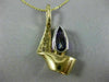 ESTATE 2.80CT DIAMOND & AAA AMETHYST 14KT 2 TONE GOLD 3D ENHANCER PENDANT #13071