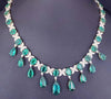 EXTRA LARGE 53.37CT DIAMOND & AAA EMERALD 18KT WHITE & YELLOW GOLD 3D NECKLACE