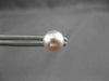 ESTATE AAA PINK SOUTH SEA PEARL 14K YELLOW GOLD CLASSIC ROUND SOLITAIRE EARRINGS