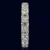 ESTATE 4.25CT DIAMOND 14KT YELLOW GOLD 3D SHARED PRONG WEDDING ANNIVERSARY RING