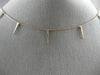 ESTATE .15CT ROUND DIAMOND 14KT ROSE GOLD 3D BY THE YARD SPIKY FLOATING PENDANT
