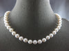 0.05CT DIAMOND & AAA SOUTH SEA PEARL 14K WHITE GOLD FILIGREE LOVE NECKLACE #27886